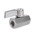 OYPFXMI Mini Ball Valve Stainless Steel(316) 1/4 Inch NPT Female X NPT Female Mini Ball Shutoff Valve. 