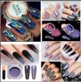 Nail Shining Glitter Chrome Powder Metallic Mirror Pearl Holographic Pigment Powder Manicure Nail Art Decoration. 