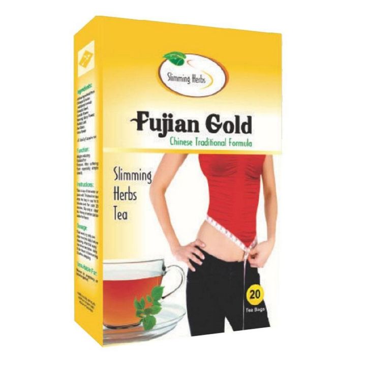 Imported Fujian GOLD Diet Tea Chinese Formula 20 Herbal Tea Bag