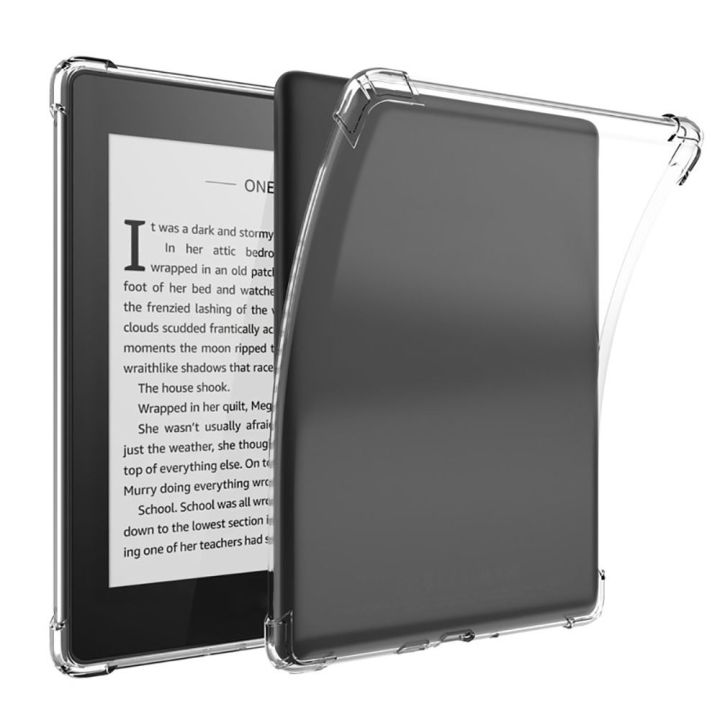 TPU E-Reader Case Premium Transparent Soft 9/10/11th Gen Back Cover 2022 Shockproof Protective Shell for Kindle Paperwhite 1/2/3/4/5