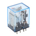 Coil Power Relay, Miniature Intermediate Relay Strong Electrical Conductivity 110V for Communication. 