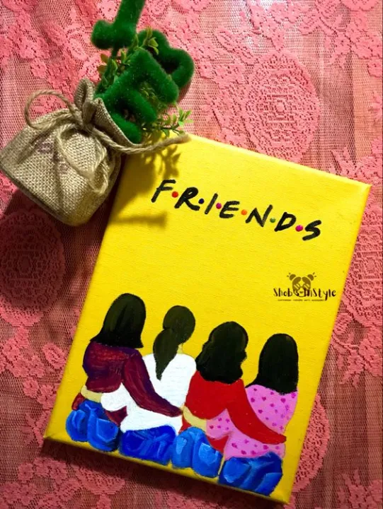 Friends%20themed%20canvas%20painting%20-%20Image%202