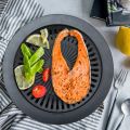 Stove Top Barbecue Grill - Nonstick BBQ  Smokeless Kitchen Home Indoor/ Outdoor BBQ, Stainless Steel with Double Coated Non Stick Surface Grill Pan for Roasting, Utensils Portable Korean Gas Grill Pan Household Plate BBQ Cooking Tool Sets. 