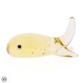 Cute Whale Shaped Crystal Glass Dip Pen Holder Sign Craft Collection Gift. 