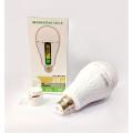 Rechargeable Light 20W Double Battery AC/DC Rechargeable LED Light Emergency Energy Saving LED Bulb. 