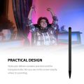 Universal 2 In 1 Premium Stylus Pen for Phone Tablet Touch Pen Drawing Capacitive Screen Pencil High Quality Resistive Pen Touch Screen Stylus Pens for Tablet - Black. 