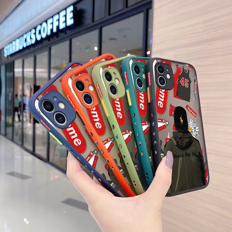 JIUMOO For Xiaomi MI POCO M2 Pro Case Side Square Edge New Design