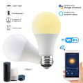 E27/B22 Smart Wifi Bulb Long-range Control Can Share And Compatible/1500 Lumens 14 Lamp Beads Downlight APP Control. 