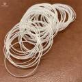 Watch Gasket Rubber Washer Seals 0.9mm Height 0.45mm Thick White Gasket Rubber O for 1.0mm-1.2mm Wristband Watches Supplies. 