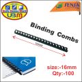 Plastic Binding Combs 16mm 12 inch Spiral Ring ( 25Combs ). 