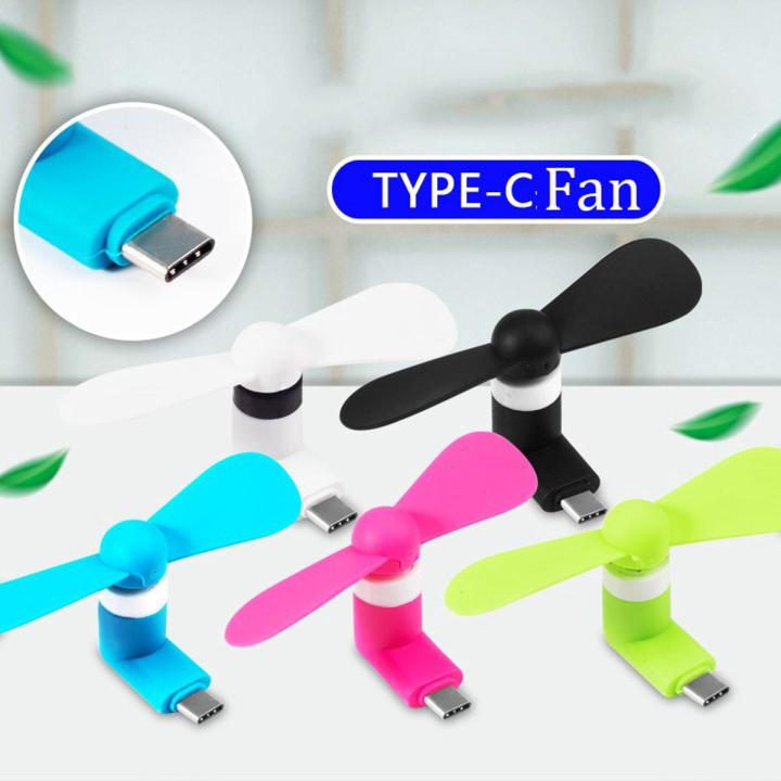Creative Portable Type-C Mini Fan/ Portable Power Cooling Fans For Android Phone Power Bank Accessories