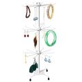 3 Tier Rotating Jewelry Holder, 30 Hooks Jewelry Stand Necklace Holder Jewelry-Tree Display Stand Organizer, Countertop Spinner Display Stand Rotating Jewelry Display Rack. 
