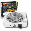 RAF 1000W Electric Stove & Hot Plate – Automatic Single Burner Electric Coil Cooking Heater | Portable & Compact for Traveling | High-Performance Electric Ring Stove for Efficient Kitchen Use | easy to clean. 