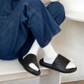 Summer Beach Woman Fashion EVA Slippers Solid Color Sandals Soft Home Indoor Non Slip Bathroom Shoes. 