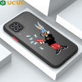 UCUC for Huawei Nova 7I Back Cover Personality Supreme Boys Frosted Transparent Hard Phone Case Thin Shockproof Full Cover Camera Protect Case. 