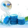 10 pcs/set Blue Tablet Toilet Bowl Cleaner Automatic Tank Bowl Bathroom System Toilet Cleaner. 