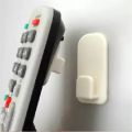 Remote Control Holder Hook Wall Mount Storage Sticky Plastic Hook with Strong Self Adhesive and Hanging Buckle for TV Air Conditioning Remote Control Key Hanger. 
