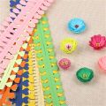 DIY Creative Flowers Shape Paper Strips - 8 Pieces. 