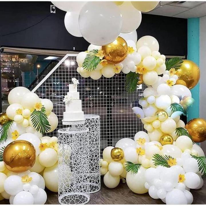 90 pcs 10 inch Cream Pastel balloons Macaron Balloon for use Birthday Baby shower wedding latex cream balloon off white balloon