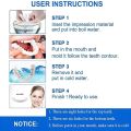 Snap-On Smile Instant Teeth Whitening Snap-On Cosmetic Denture for White Smile Oral Hygiene Accessory. 