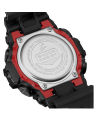 Casio G Shock Mens Black Resin Case Round Analog+Digital World Time Stop Watch Calendar 5 Daily Alarm LED Light Multi-Functions Black Resin Strap Watch-GA-700RGB-1ADR. 