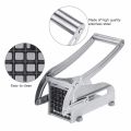Stainless Steel French Fries Potato Cutter Slicer Potato Chips Making Machine. 