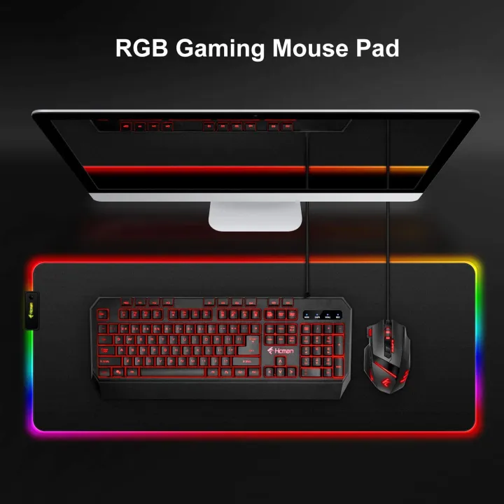 Rgb%20Gaming%20Mouse%20Pad%20Large%20(800%C3%97300%C3%974mm)%20Led%20Mousepad%20With%20Non-Slip%20Rubber%20Base%20Soft%20Pad%20-%20Image%206