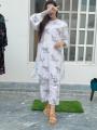 Stylish Collection Stitched Sparrow Print 2Pc Dress For Women - Dress For Girls - Dress For Women - Stitched Suit for Girls - Stitched Suit For Women. 