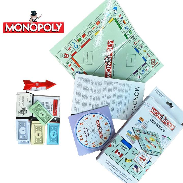 Monopoly Game Set Monopoly Mini Edition Monopolys Business Board Game Monopoly Board Game Shop