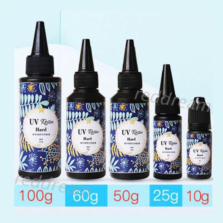 L Hard UV Resin Glue Crystal Clear Ultraviolet Curing Epoxy Resin Jewelry Making