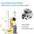 5 Mode Angle Adjustable Shower Head Holder, Super Power Vacuum Suction Cup Handheld Shower Bracket Wall Mount Showerhead Holder for Bathroom. 
