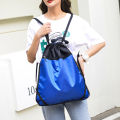 Cross-Border Drawstring Sports Backpack Portable Outdoor Waterproof Rucksack Simple and Lightweight Drawstring Bag Gift SetLOGO. 