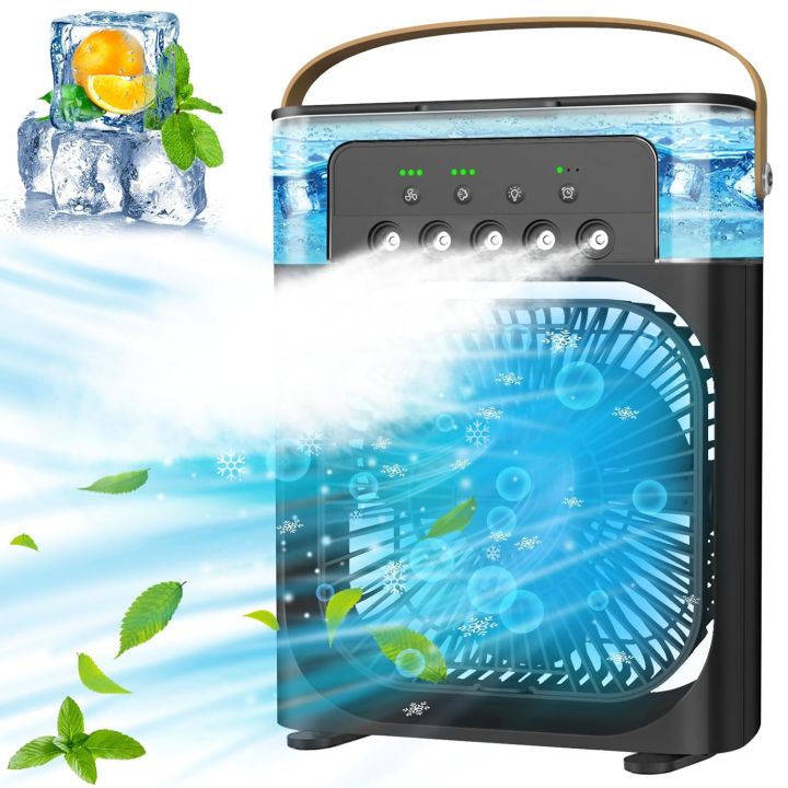 Portable Air Conditioner | Small Personal Air Cooler | Quiet AC Portable Mini Computer Cooling Fan USB Powered