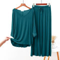 Plain Neck stylish night dress for girls. 