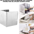 Fictory Anti Splatter Shield Guard, Cooking Frying Pan Oil Splash Screen Kitchen Cover Gas Stove Anti Splatter Shield Guard Protects Skin from Burns Keeps Kitchen Clean Printing Vegetables. 