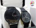 Styles Strap Analog Leather Watch For Couple / Stylish Unique Couple Styles Watches For Couple. 