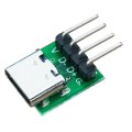 10 Pcs Female Connector USB Type C Breakout Board Type C Female Breakout Board with PCB Converter Board for Data Line Wire Cable Transfer. 