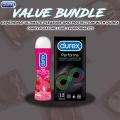Durex Pack of 2 - Durex Performa Condoms 12s + Durex Play Lube Water Based Gel Very Cherry 50ml. 