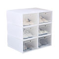Transparent Stackable Dustproof Flip Type Shoes Storage Container Home Decor. 