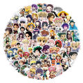 100pcs/pack Japanese Anime Stickers One Piece NARUTO Demon Slayer HUNTER×HUNTER Cartoon Cute Graffiti Stickers For Suitcase Laptop Luggage Motorcycle Phone Skateboard Car. 