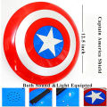Captain America 12 inch Shield_ superhero Dress up toys Suit for 4-10 Year Kids Boy Role Player. 