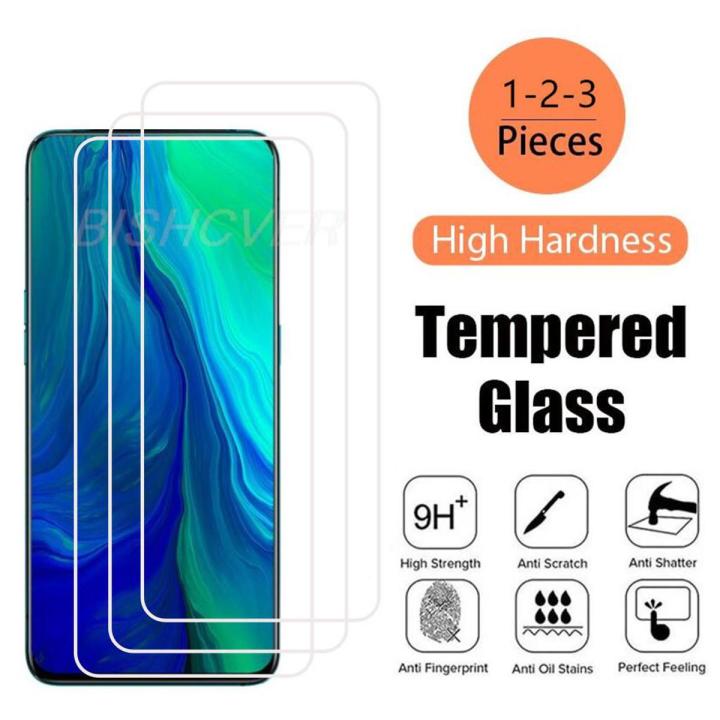 （OPPOReno10xZoom）Tempered Glass For OPPO Reno 10x Zoom Reno2 2 3 4 5G A Ace Z F Reno3 Reno2Z Reno4 Reno4Z Lite Screen Protector Cover Film