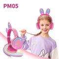 【Fast delivery】 2022 New Wireless Earphones RGB Rabbit Ears Headset with Mic Cute Girls Music Bluetooth Headphones For Children's Gamer Headset. 