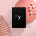 Black Paper Notebook Dotted Journal A5 Size 32 Sheets. 