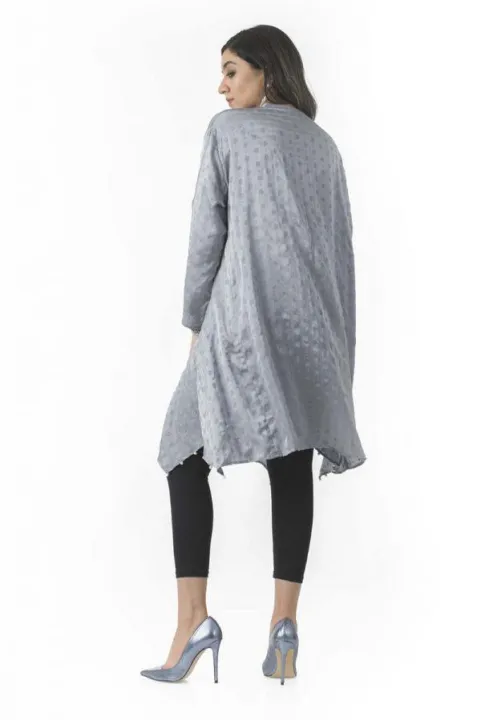 EGO%20Summer%20Collection%202019%20%20Circles%20%20Grey%20Crinkle%20Polyster%20Viscose%20Kurti%20For%20Women%20-%20Image%206