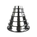Stainless steel pet feeding bowl (small). 