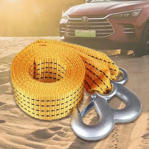 Heavy Duty 3 Ton Towing Rope for Cars, SUVs, toe car automobile - Size ...