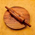 Wooden Chakla Belan Round Chapati Chakla and belan, Wood Rolling Board and Rolling Pin, Chakla Belna,roti maker chakla belan useful kitchen item. 