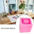 Small House Stairs Shaped Cement Pots Silicone Mold Nordic Style Stairs Type Flower Vase Mould. 