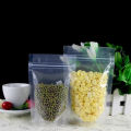 16x24cm 500Pcs/lot Clear Plastic Packaging Bag Zipper Ziplock Stand Up Pouch Snack Food Storage Packing Bag Polybag. 